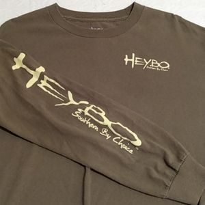 Heybo Hunter Green Lab Long Sleeve Tshirt